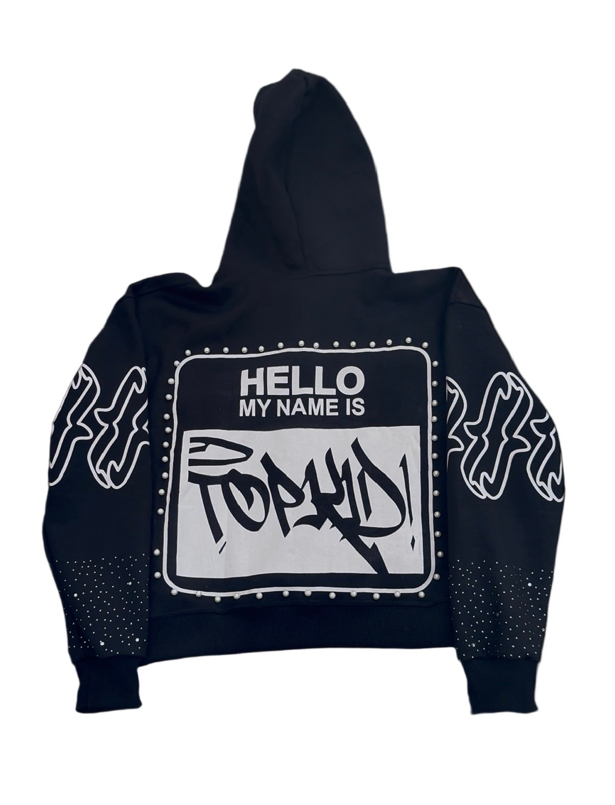 “HELLO MY NAME IS…TOPKID” HOODIES