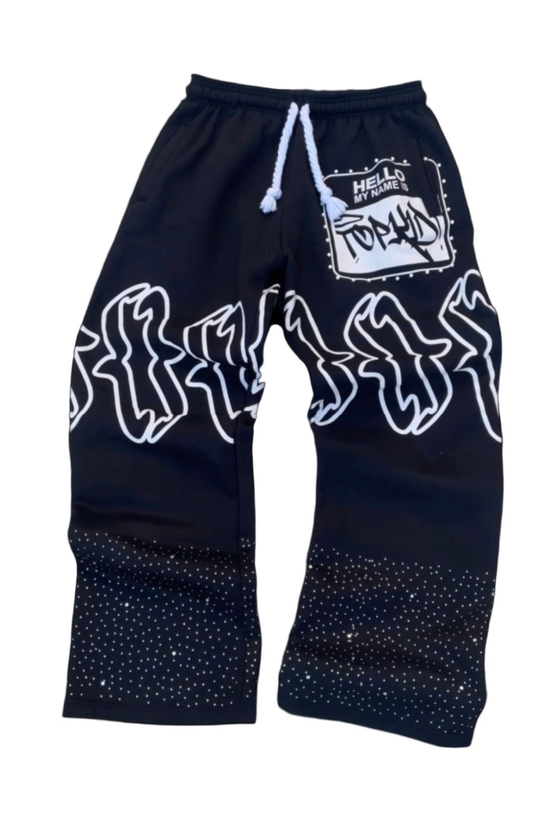 “HELLO MY NAME IS…TOPKID” SWEATPANTS