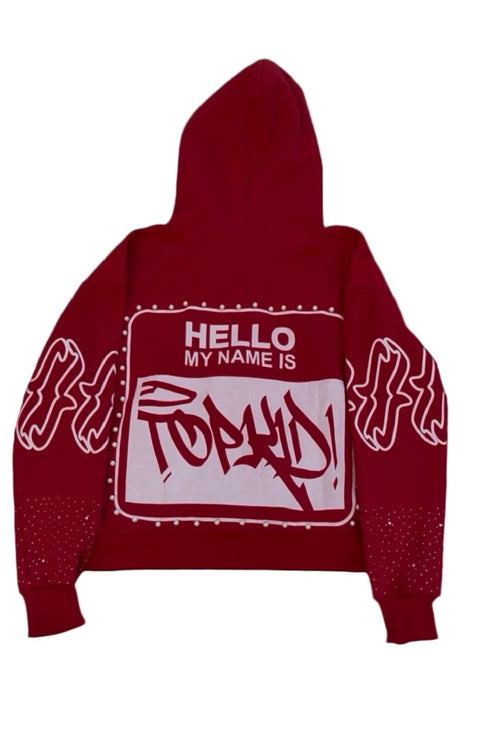 “HELLO MY NAME IS…TOPKID” HOODIES